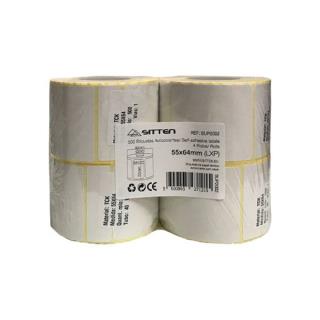 SITTEN - Etiq. Aut. 4x Rolos 55x64mmx500 SUP2002