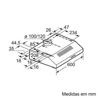 BALAY - Exaustor 3BH263MX