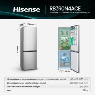 HISENSE - Combinado RB390N4ACE