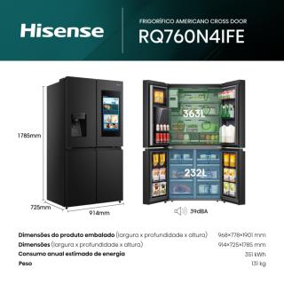 HISENSE - Side by Side RQ760N4IFE