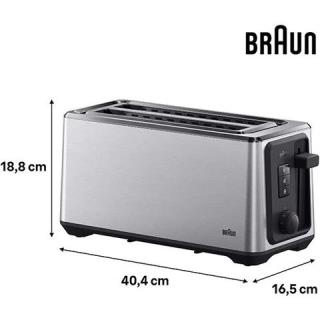 BRAUN - Torradeira HT5220BK