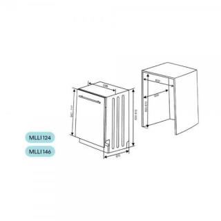 MEIRELES - Máq. Lavar Loiça MLLI 146.2