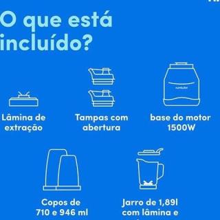 NUTRIBULLET - Liquidificadora NBF580B