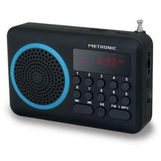METRONIC - Radio Portatil Digital FM  Bat 477203
