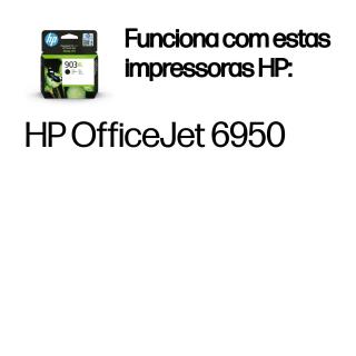 HP - Tinteiro 903XL Preto T6M15AE