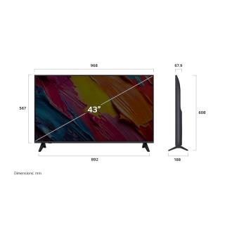 LG - QNED AI SmartTV 4K 43QNED70A6A.AEU