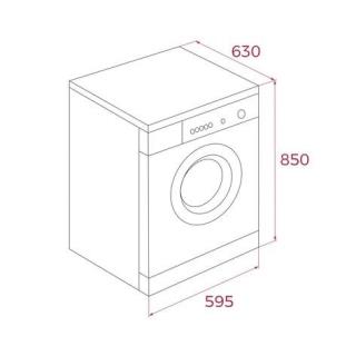 TEKA - Máq. Lavar e Secar WDK 81050 WH 113960013