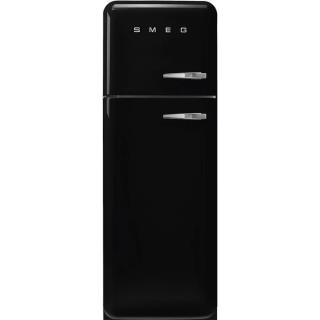 SMEG - Frigorífico 2 Portas Preto Anni 50 FAB30LBL6