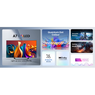 HISENSE - QLED SmartTV 4K 50A7NQ