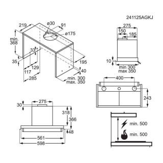 ELECTROLUX - Exaustor LFP516X