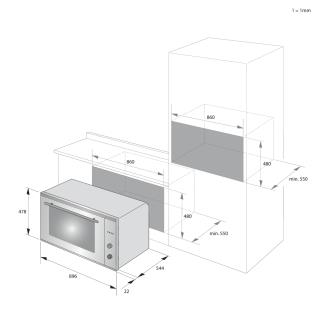 CANDY - Forno FCE 943LX-19PT