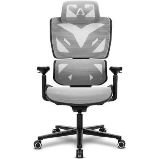 ALPHA GAMER - Cadeira em Malha Wave Black/Grey AGWAVEBKGRY