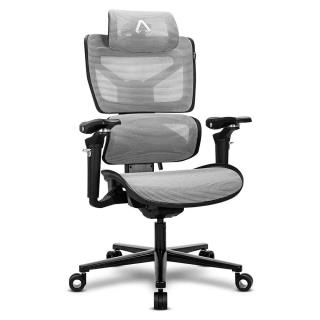 ALPHA GAMER - Cadeira em Malha Mist Black/Grey AGMISTBKGRY