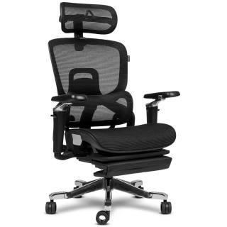 ALPHA GAMER - Cadeira em Malha Swell Black AGSWELLBK