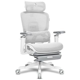 ALPHA GAMER - Cadeira em Malha Swell White/Grey AGSWELLWTGRY