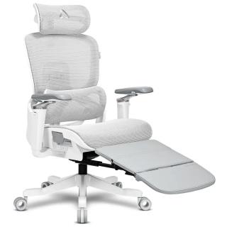 ALPHA GAMER - Cadeira em Malha Swell White/Grey AGSWELLWTGRY