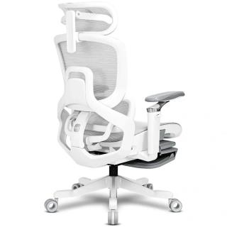 ALPHA GAMER - Cadeira em Malha Swell White/Grey AGSWELLWTGRY