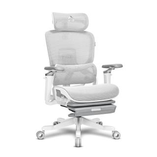 ALPHA GAMER - Cadeira em Malha Swell White/Grey AGSWELLWTGRY