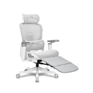 ALPHA GAMER - Cadeira em Malha Swell White/Grey AGSWELLWTGRY
