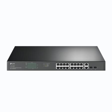 TP-LINK - Switch Gigabit 18 portas com 16 PoE  TL-SG1218MP