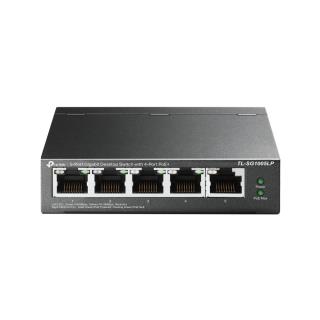 TP-LINK - Switch Gigabit 5 portas com 4 PoE  TL-SG1005LP