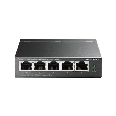TP-LINK - Switch Gigabit 5 portas com 4 PoE  TL-SG1005LP