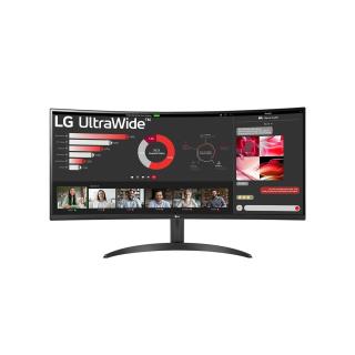 LG - Monitor 34" Curvo UltraWide WQHD 34WR50QK-B