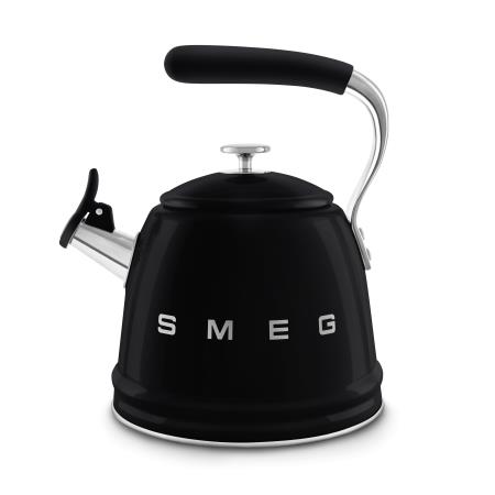 SMEG - Chaleira com apito 2,3L Anni 50 Preta WKF01BL