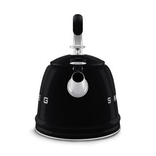 SMEG - Chaleira com apito 2,3L Anni 50 Preta WKF01BL