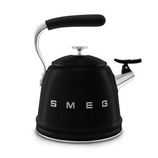 SMEG - Chaleira com apito 2,3L Anni 50 Preta WKF01BL