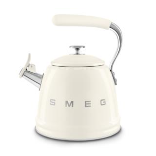 SMEG - Chaleira com apito 2,3L Anni 50 Creme WKF01CR