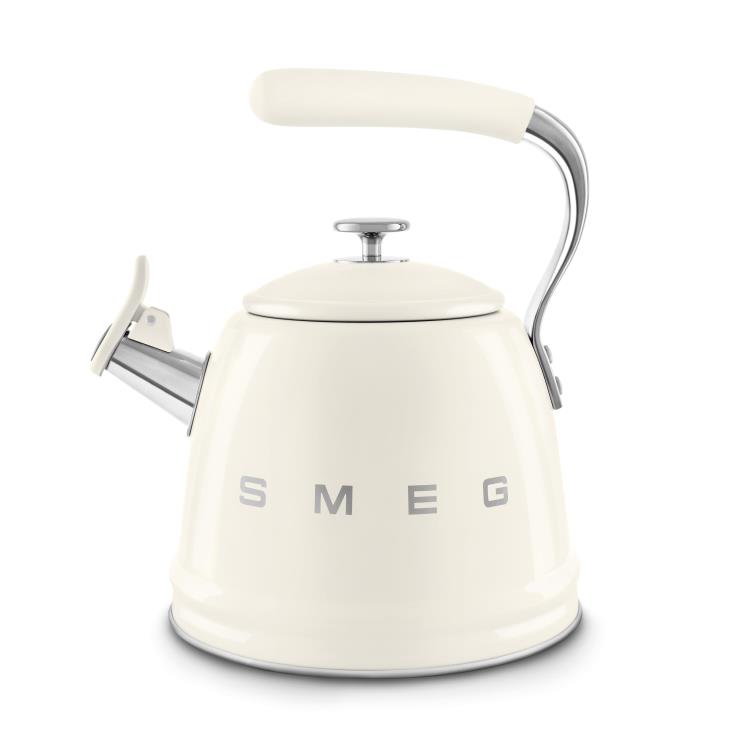 SMEG - Chaleira com apito 2,3L Anni 50 Creme WKF01CR
