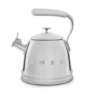 SMEG - Chaleira com apito 2,3L Anni 50 Aço inox WKF01SS