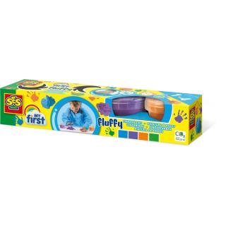 NINCO - Pintar Com Os Dedos Fluffly 4*120ml S14441