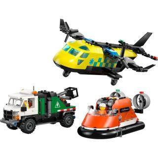 LEGO - Combinação de Avião, Camião de Assistência e Hovercraft 60505