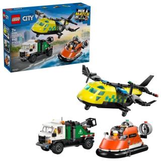 LEGO - Combinação de Avião, Camião de Assistência e Hovercraft 60505