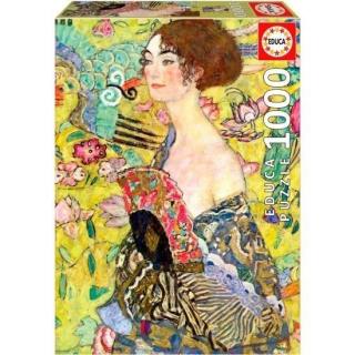 EDUCA - Puzzle 1000 Dama com Leque, Gustav Klimt 19932