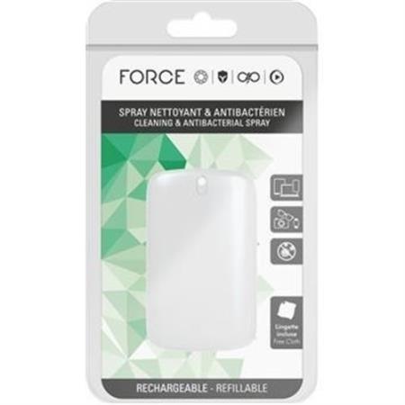 FORCE - Spray Limpeza 15ml + Microfibra Branco F152463