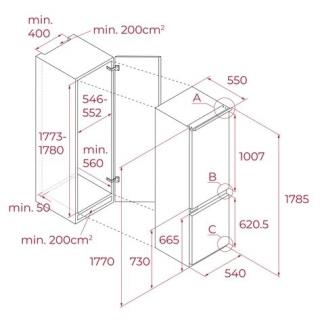 TEKA - Combinado Encastre RBF 43345 FI 113570026