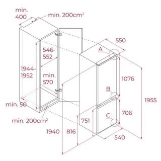 TEKA - Combinado Encastre RBF 78385 FI 113560032