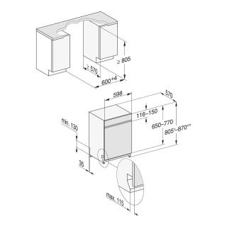 MIELE - Máq. Lavar Loiça Encastre G 5110 SCi Active Aço Inox CleanSteel 12179920