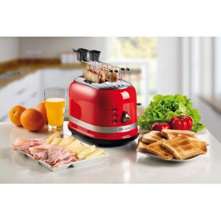 ARIETE - Torradeira 2 Fatias Vermelha Moderna 149/00
