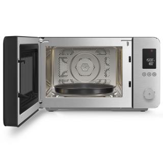SMEG - Microondas com Forno Preto Mate 27L Collezione MOC02BLMEU