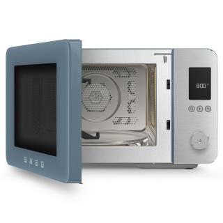 SMEG - Microondas com Forno Storm Blue 27L Collezione MOC02SBMEU