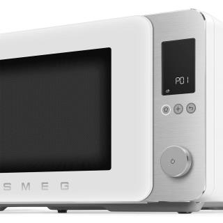 SMEG - Microondas com Forno Branco Mate 27L Collezione MOC02WHMEU