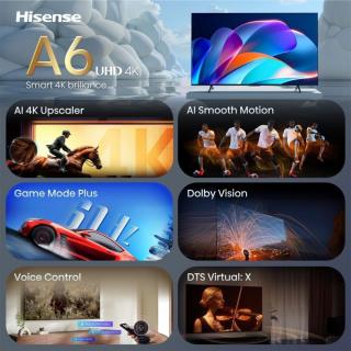 HISENSE - LED Smart TV 4K 43A6S