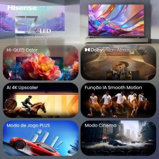 HISENSE - QLED Smart TV 4K 50E7S