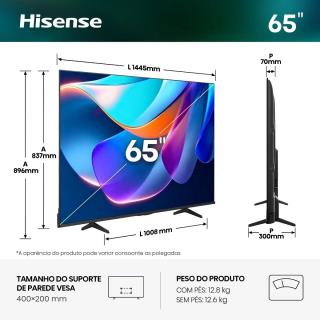 HISENSE - LED Smart TV 4K 65A6S