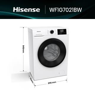 HISENSE - Máq. Lavar Roupa WF1G7021BW