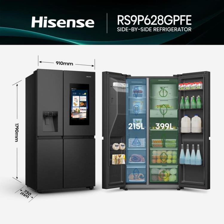 HISENSE - Side by Side RS9P628GPFE